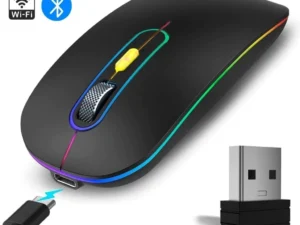 MOUSE BT+WIFI RECARGABLE NEGRO DEHUKA MOUSE KIT